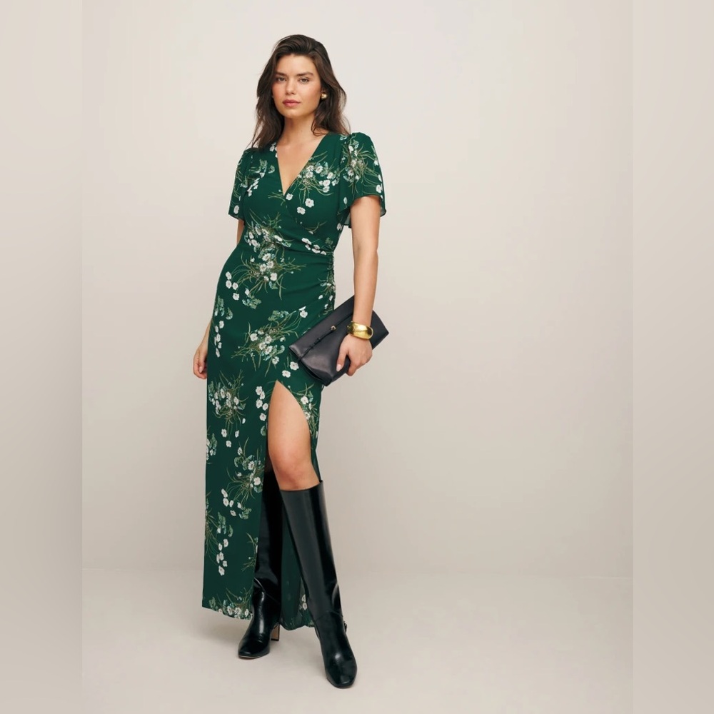 GUC Reformation Watkins Wrap Dress Medium